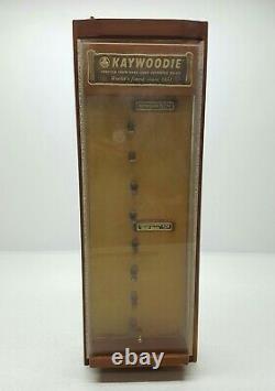 Vintage KAYWOODIE Pipe Tobacco Store Advertising Display Case RARE
