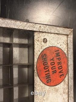 Vintage Marbles Antique Gun Store Sight Display Case Rare