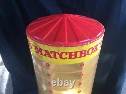 Vintage Matchbox Car Toy Store Display Case Rotating Counter Top Lesney Diecast