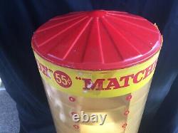 Vintage Matchbox Car Toy Store Display Case Rotating Counter Top Lesney Diecast