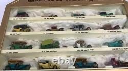 Vintage Matchbox MODELS OF YESTERYEAR 16 Cars in Store Showcase Display Case WOW