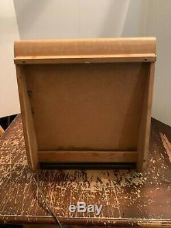 Vintage Mid Century Parker Pen Lighted Countertop Store Display Case