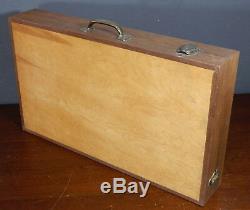Vintage Model Railroad Train Custom Made Wood Storage/Display Case/Box HO