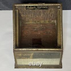 Vintage Palmer Perfume Store Counter Slant Top Display Case Advertising General