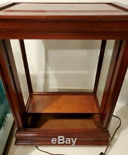 Vintage Ralph Lauren Polo Wood And Glass Small Size Store Display Case Cabinet