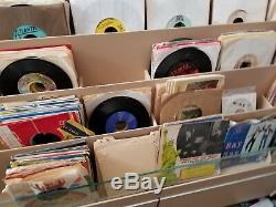 Vintage Record Store 45 RPM Display Rack Case with Bottom Drawers PICK UP ONLY
