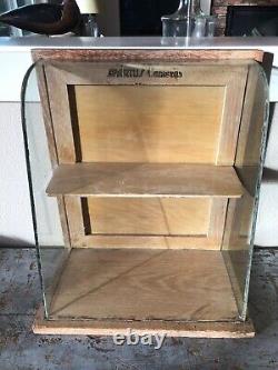 Vintage SPARTUS Camera General Store Counter Display Case RARE Original Glass