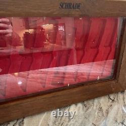 Vintage Schrade Pocket Knife Uncle Henry Store Display Case cabinet Old Hardware