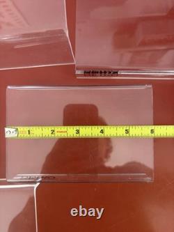 Vintage Seiko Quartz Watch Store Display Case Shelves Lot Of 9 Hard Plastic