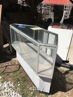 Vintage USED Glass Display Case Retail Store Commercial Fixture, lighted