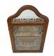 Vintage Wooden 16 Pipe Cabinet Storage Display Case Glass Tobacco Storage Vtg