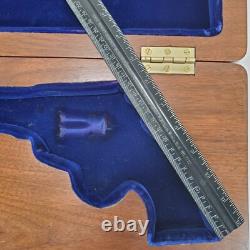Vintage Wooden Formed Locking Revolver Storage/Display Box Hard Case withKeys Vintage Wooden Formed Locking Revolver Storage/Display Box Hard Case withKeys