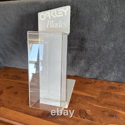 Vtg 1985 OAKLEY BLADES Sunglasses Store Countertop Display Case OG 1st Gen RARE