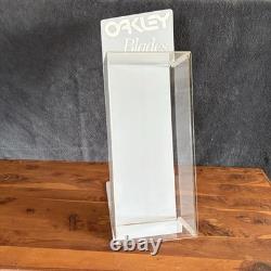 Vtg 1985 OAKLEY BLADES Sunglasses Store Countertop Display Case OG 1st Gen RARE