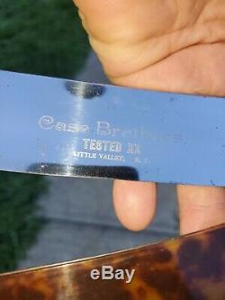 Vtg. CASE BRO'S TESTED XX Little Valley, N. Y. Straight Razor 20 Store Display