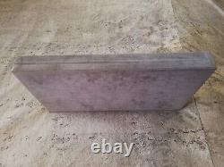 Vtg Rare Grey Velvet Zippo Storage Collection Display Box Case For 24 Lighters