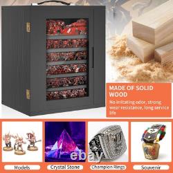 WELIDAY Miniature Storage Case for Collectibles, Miniature Display Cases with Ma