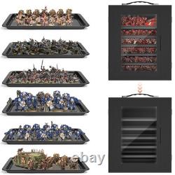 WELIDAY Miniature Storage Case for Collectibles, Miniature Display Cases with Ma