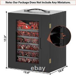 WELIDAY Miniature Storage Case for Collectibles, Miniature Display Cases with Ma