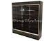 Wall Black Display Show Case Retail Store Fixture with Lights Knocked down #WC6B