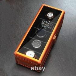 Watch Case Storage Aluminum Alloy Organizer Box Travel Gift Display Accessories