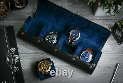 Watch Case Watch Travel Case Storage Organizer and Display Watch Roll Men