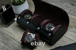 Watch Case Watch Travel Case Storage Organizer and Display Watch Roll Men