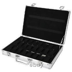 Watch Case for 30 Watches Collectors Display Storage Briefcase Aluminum Box