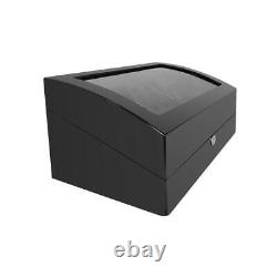 Watch Winder Box LED Motorized Storage Display Case 6+7 Watches AC Adapter