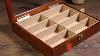 Wood Sunglasses Glasses Collection Storage Display Box Home Decoration