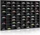 Wooden Display Case for Hot Diecast Wheels, 80 Spaces, Wall Mount, 1/64 Scale, T