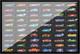 Wooden Wall Mount Display Case for Hot Wheels, with Dust Resistant Acrylic Glass