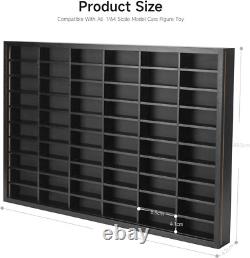 Wooden Wall Mount Display Case for Hot Wheels, with Dust Resistant Acrylic Glass