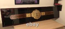 Wrestling Belt Display Case 70 x 15 Inches WWE Boxing Championship Title Cabinet