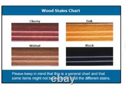 Wrestling Belt Display Case Black Solid Wood WWE MMA Boxing Championship Cabinet