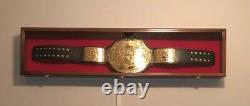 Wrestling Belt Display Case Oak Kid 44 Children Wood WWE Championship Cabinet