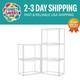 X-Large Acrylic Display Case Set 5 Stackable Storage Bins with Magnetic Lids