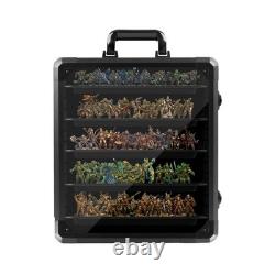 ZXQDRE Warhammer Miniature Storage Case Lockable Display Case