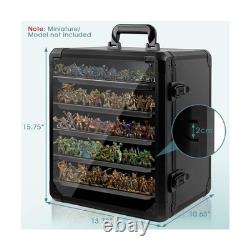ZXQDRE Warhammer Miniature Storage Case Lockable Display Case