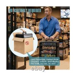 ZXQDRE Warhammer Miniature Storage Case Lockable Display Case