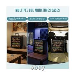 ZXQDRE Warhammer Miniature Storage Case Lockable Display Case